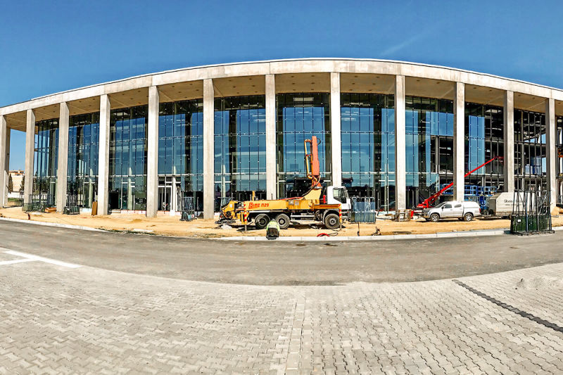 Betonlogisztika - csarnokbetonozás Nagykanizsa