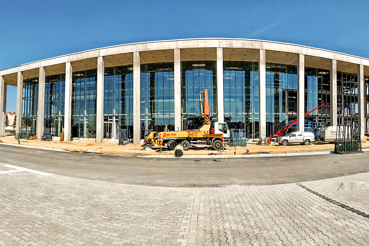 Betonlogisztika - csarnokbetonozás Nagykanizsa