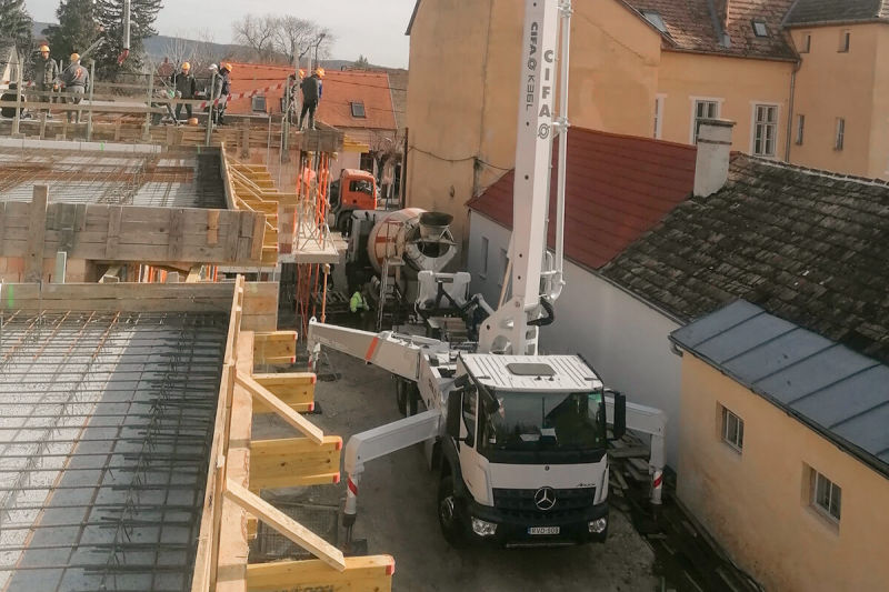 Betonlogisztika - mixerbeton födémbeton Keszthely