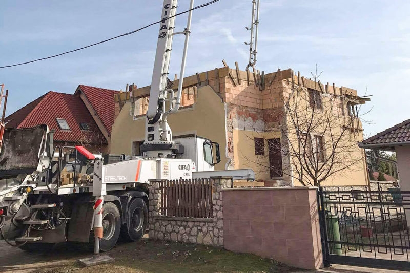 Betonlogisztika - mixerbeton koszorúbeton Gyenesdiás