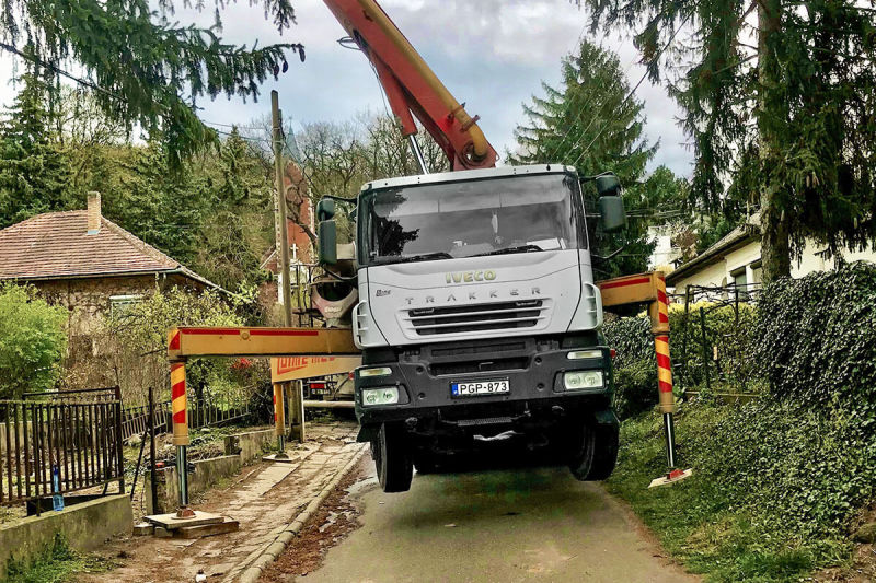 Betonlogisztika - speciális mixerbeton Fonyód